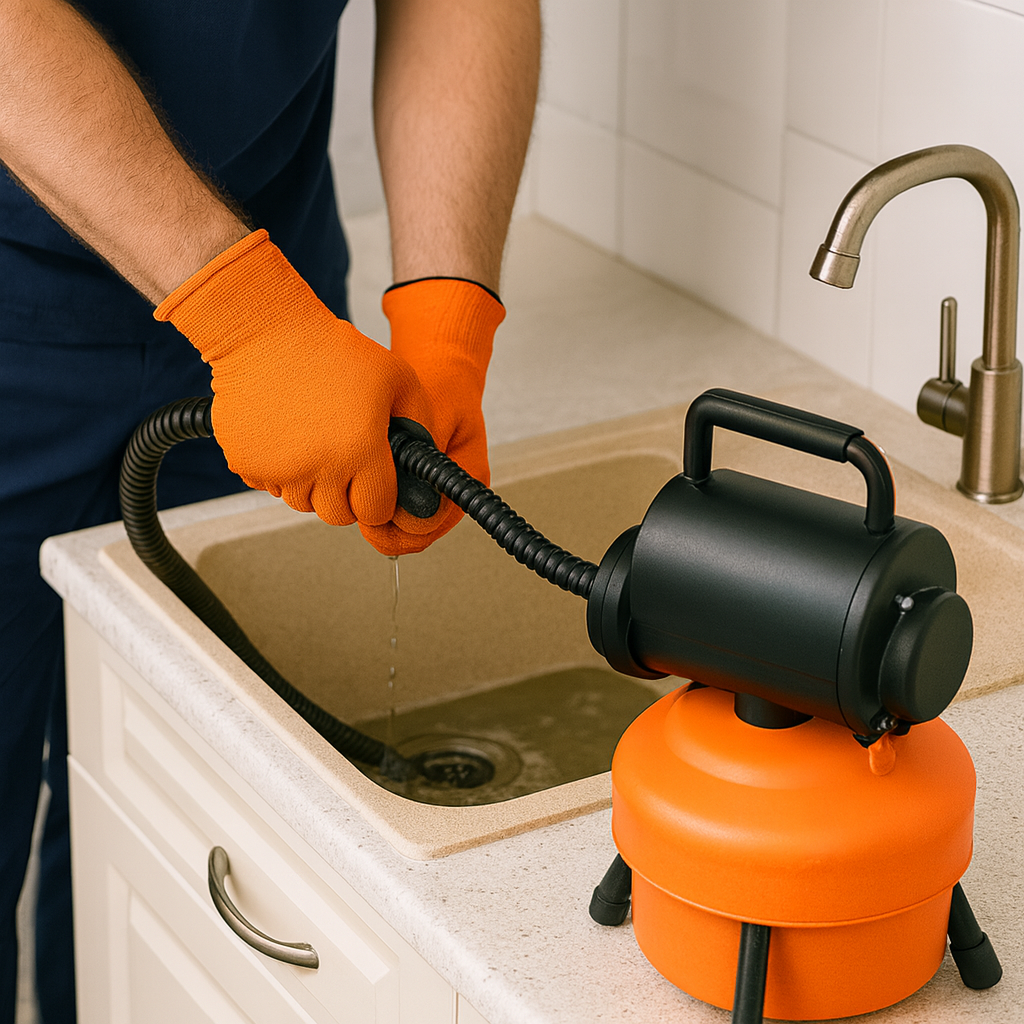 Desentupimento de Pia com sistema rotativo