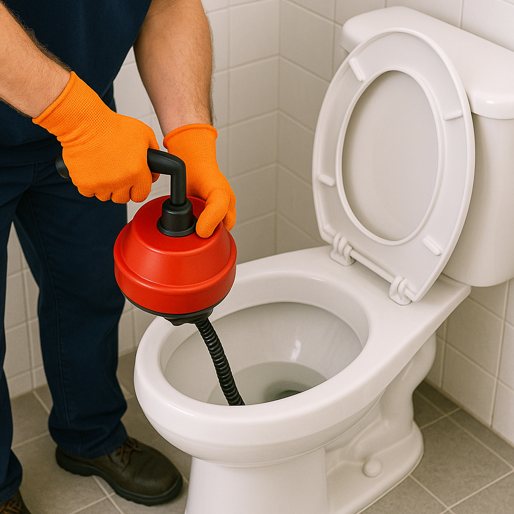 Desentupimento técnico de Vaso Sanitário